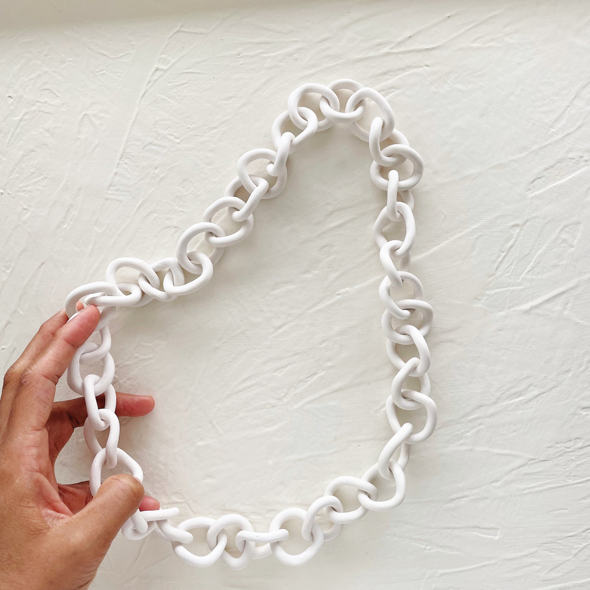 Porcelain Chain Link Necklace