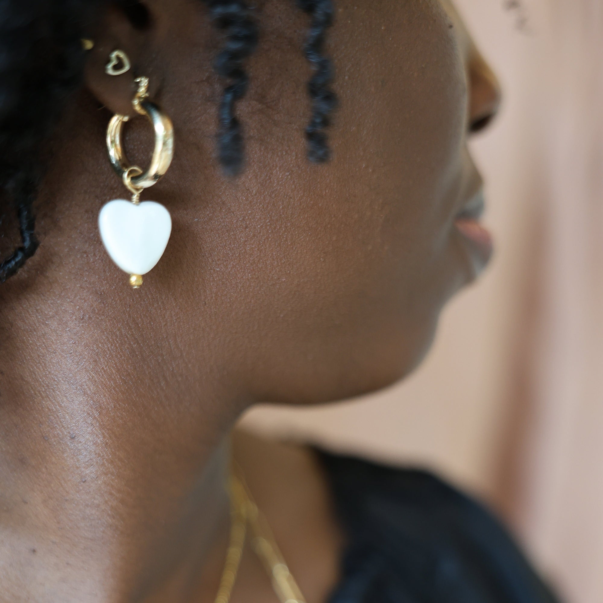 Sweetheart Hoop Earrings