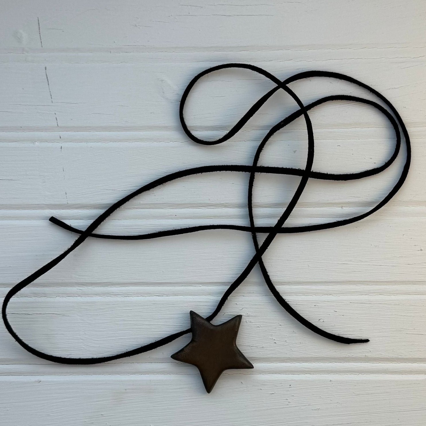 Bronze Star Corded Necklace