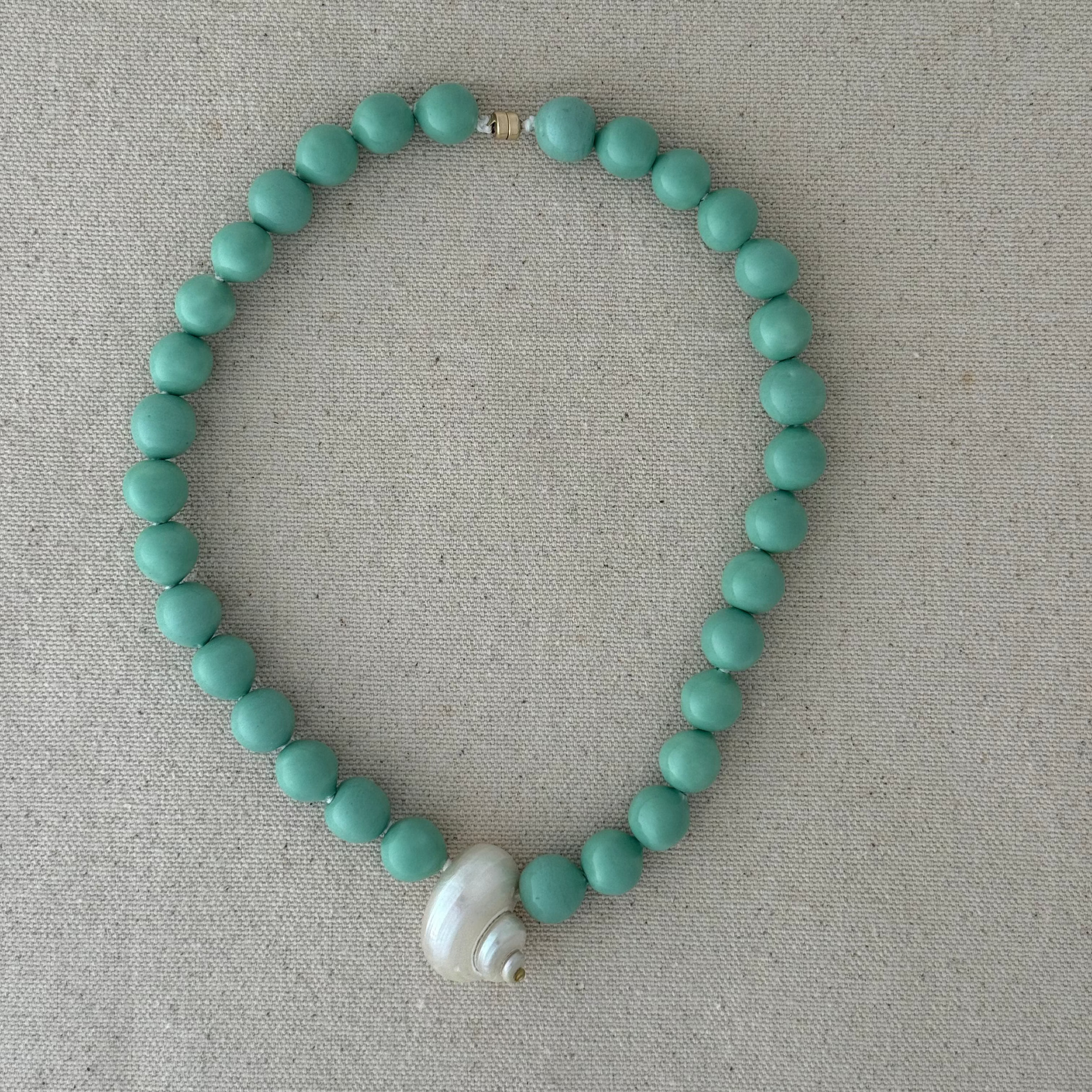 She Sells Sea Shells Necklace Turquoise