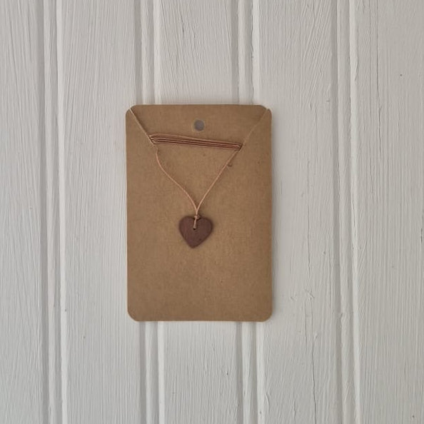 String Sweetheart Necklace with Clasp
