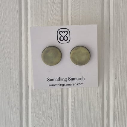 Button Studs Green