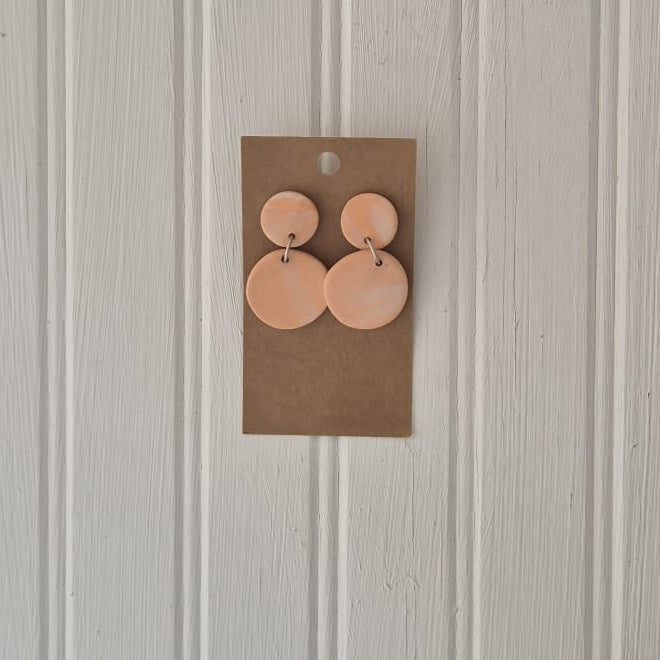 Circle Dangles - Marbled