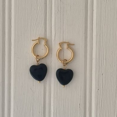 Teal Sweetheart Hoops