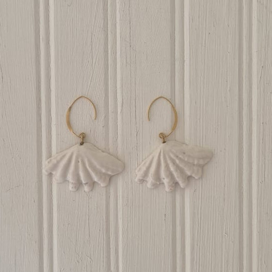 Fan Shell Earrings