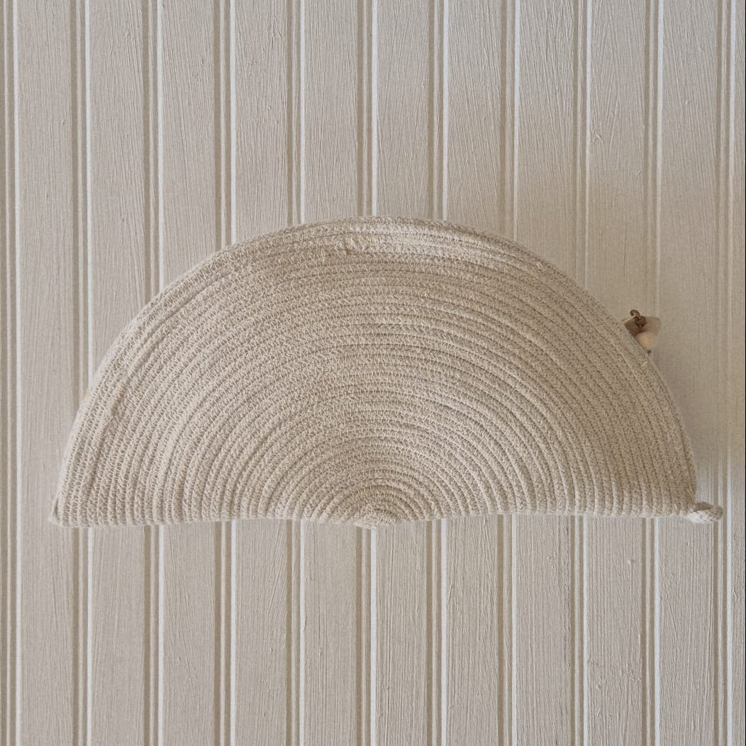 White/ Natural  Rainbow Clutch