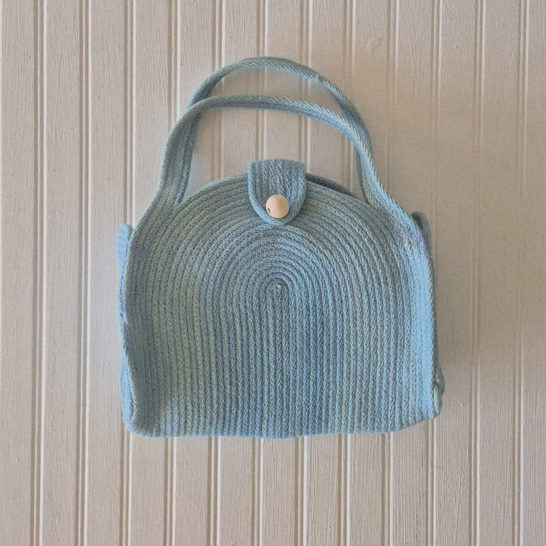Turquoise Rope Bag