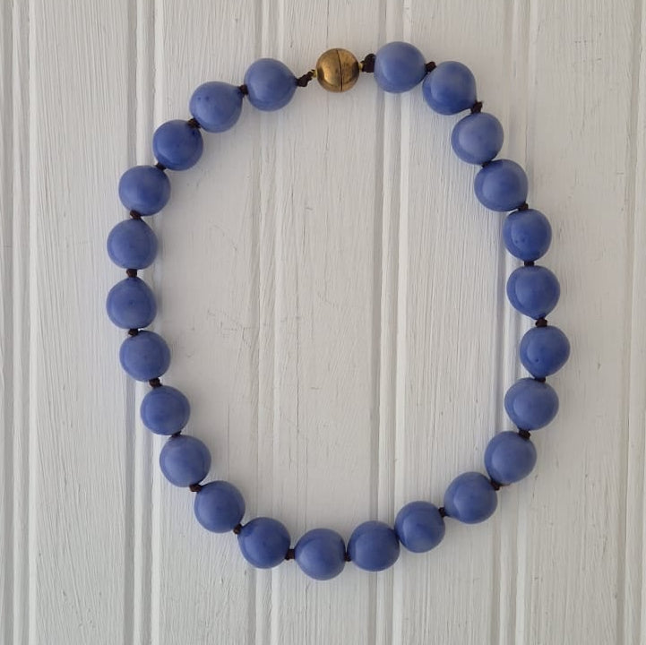 Blue Beaded Necklace