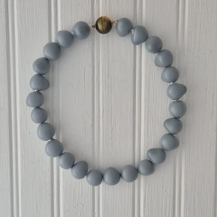Blobby Blue Necklace