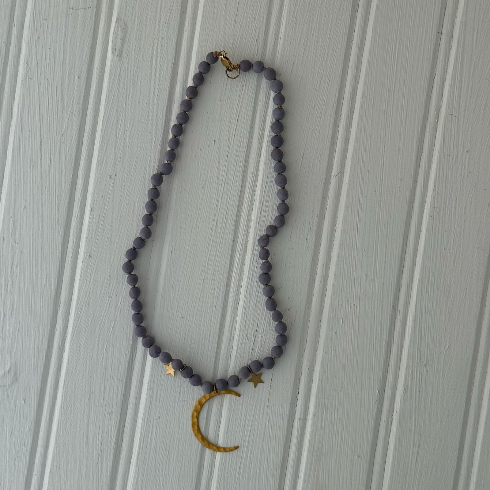 Luna Necklace in Lilac and Gold