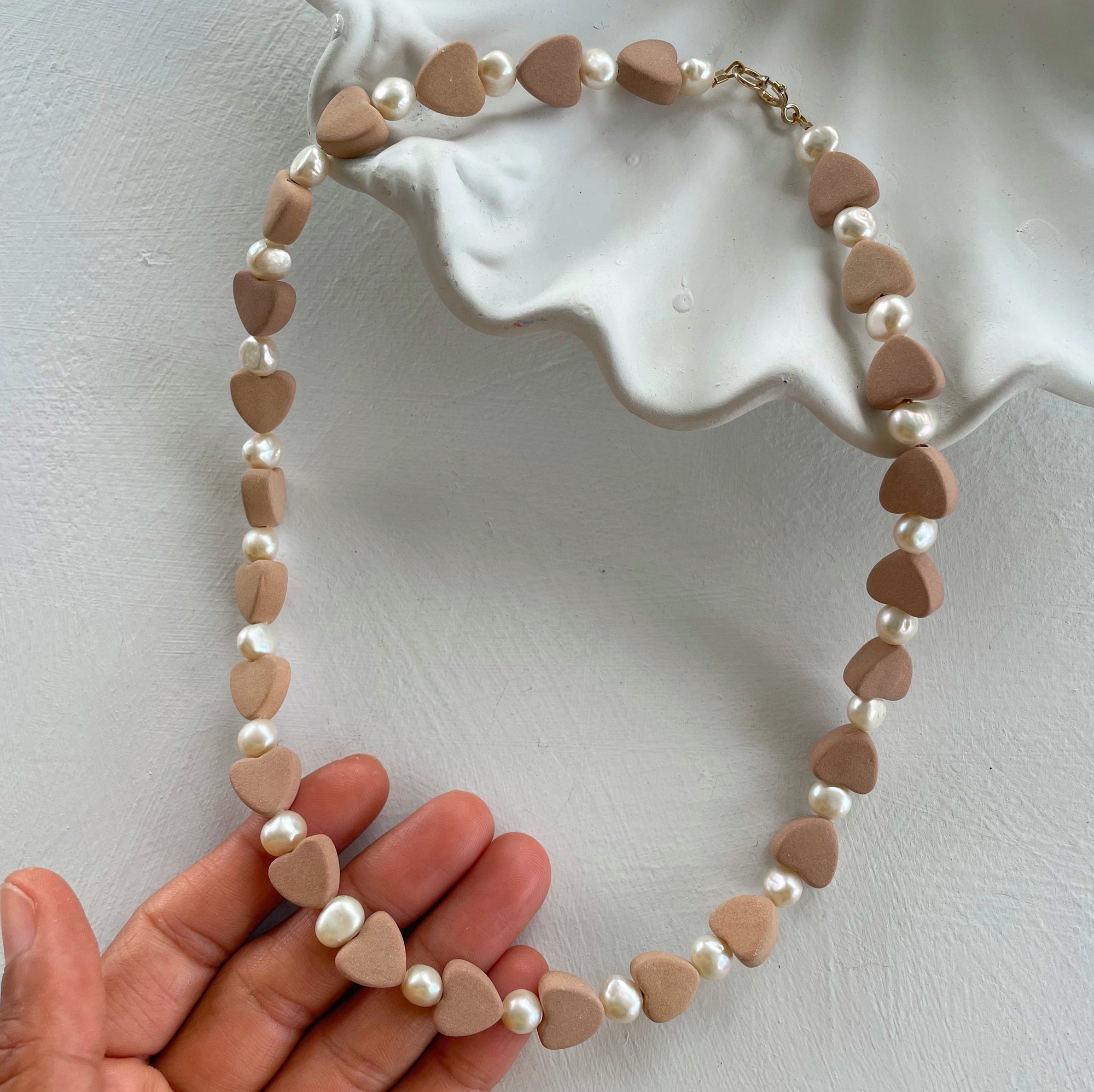 Sweetheart Pearl Necklace