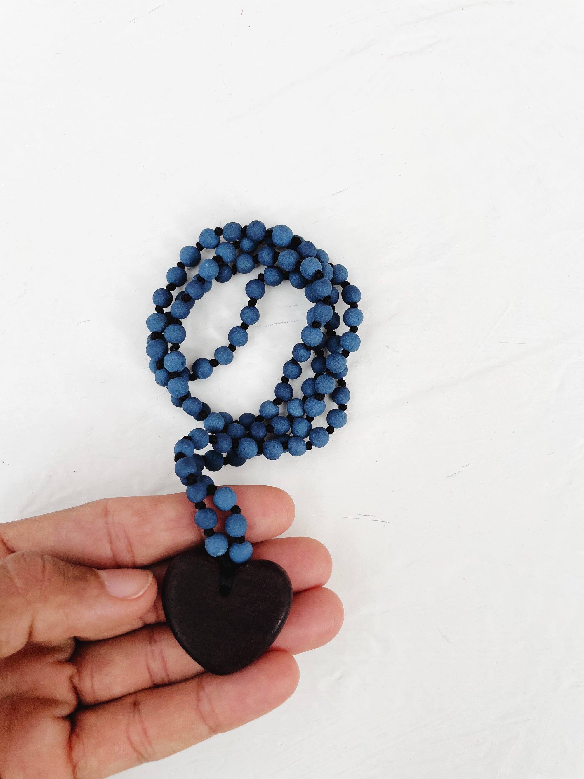 Mahogany Heart Necklace - Regular and Mini
